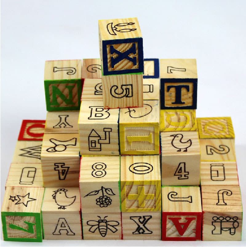 27 pcs Three-dimensional blocks with box for children thumbnail 4