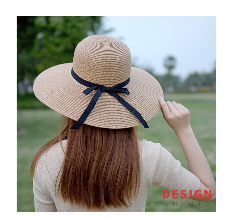 Women summer straw hat thumbnail 4