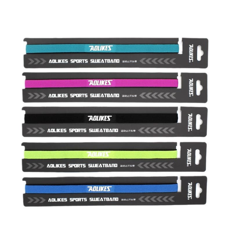 Silicone Anti-Skid Sport Skinny Headbands Sweatband thumbnail 2