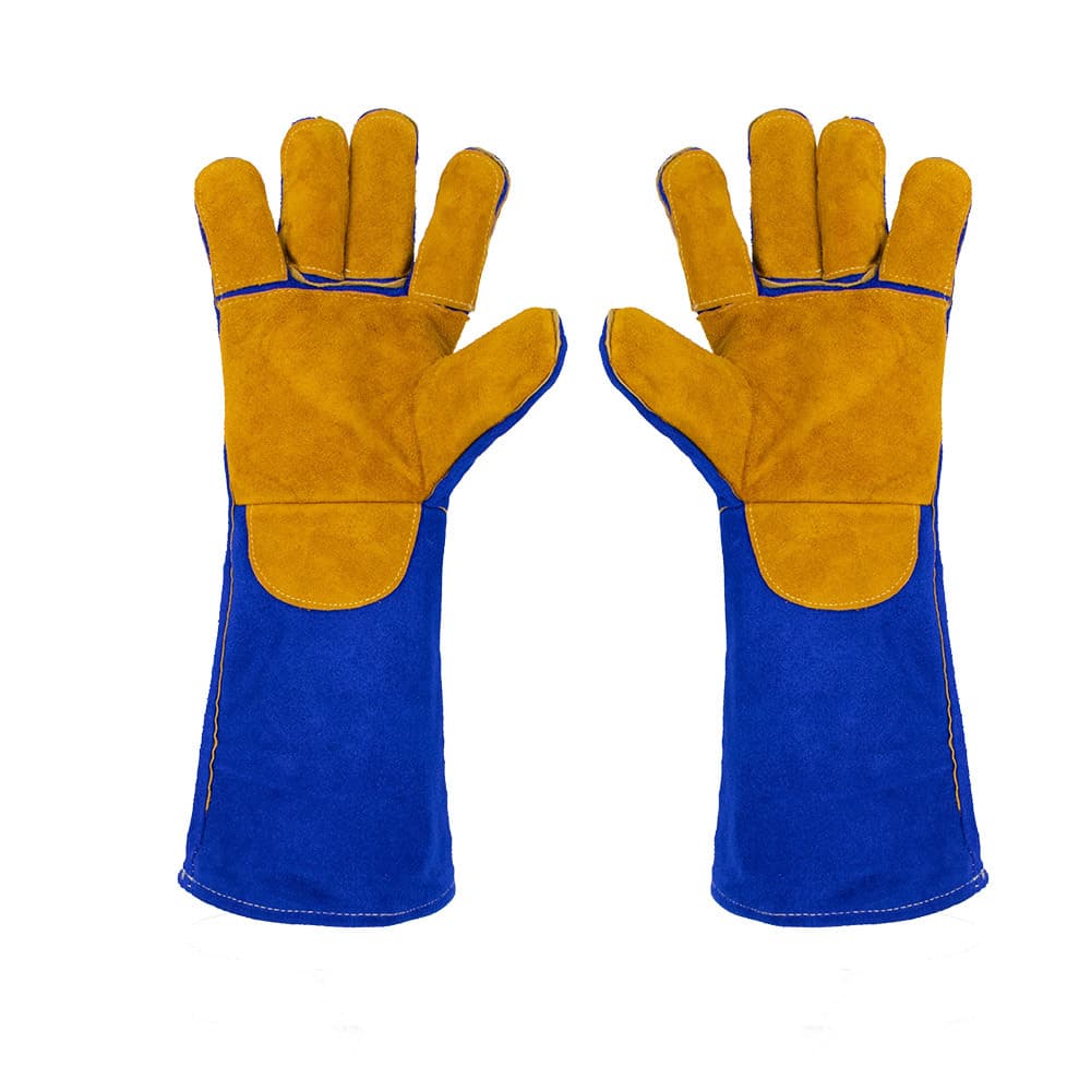 Flame Retardant High Temperature Resistant BBQ Leather Glove thumbnail 3