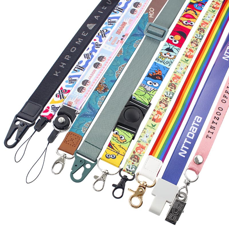 3/4" Dye Sublimated Double Ended Lanyard