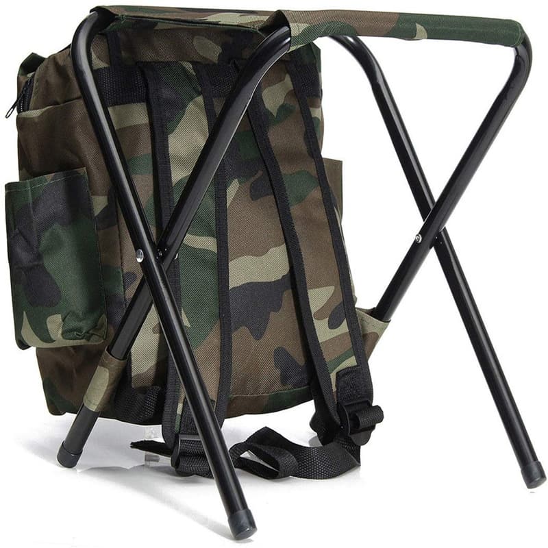 In Stock Portable Outdoor Folding Fishing Stool Backpack thumbnail 3