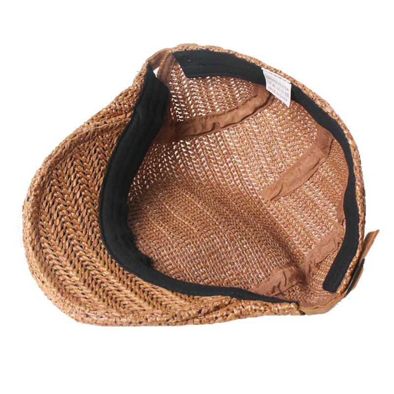 Men Flat Cap Breathable Summer Newsboy Hat thumbnail 2