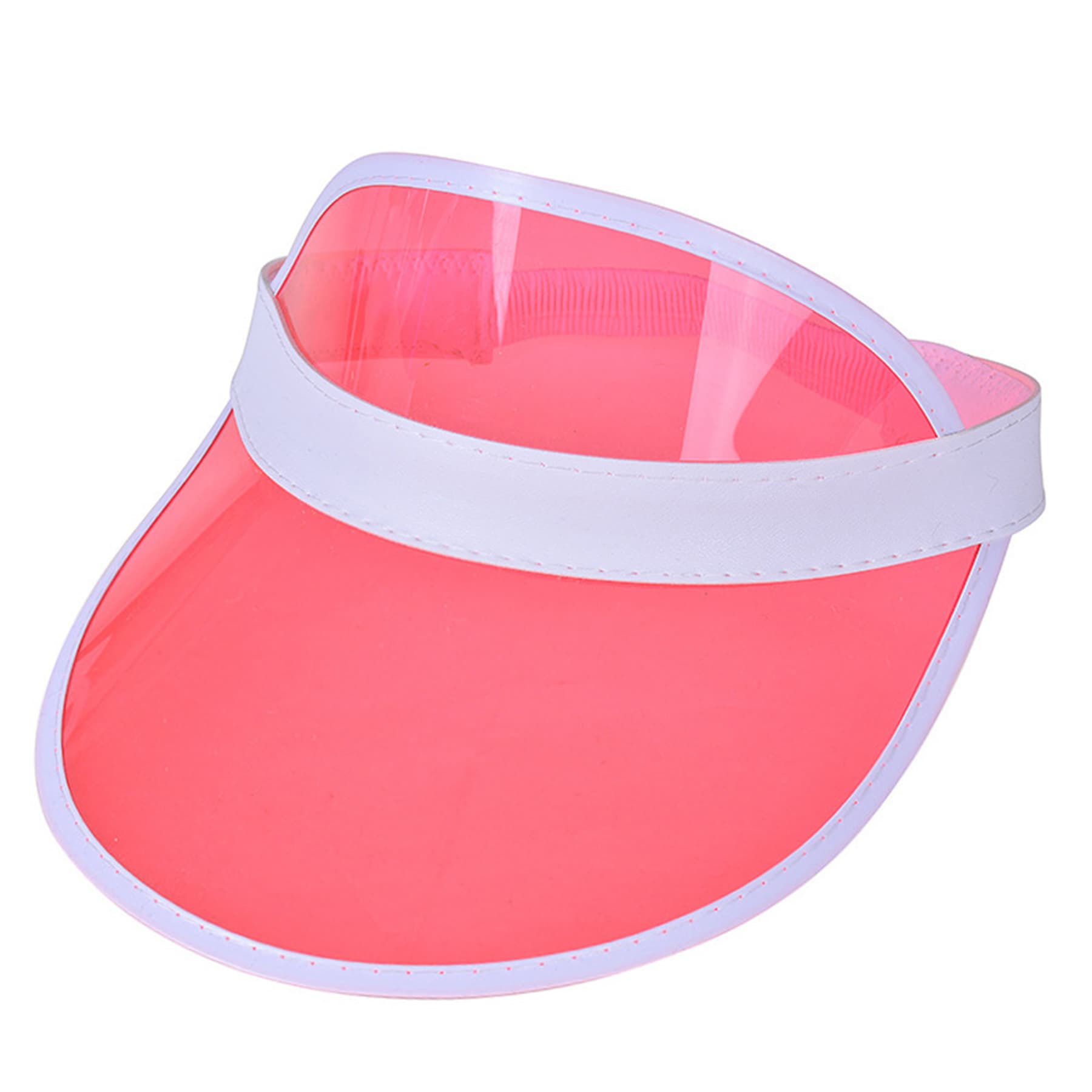 Rainbow Pvc Transparent Sun Visor Hat thumbnail 10
