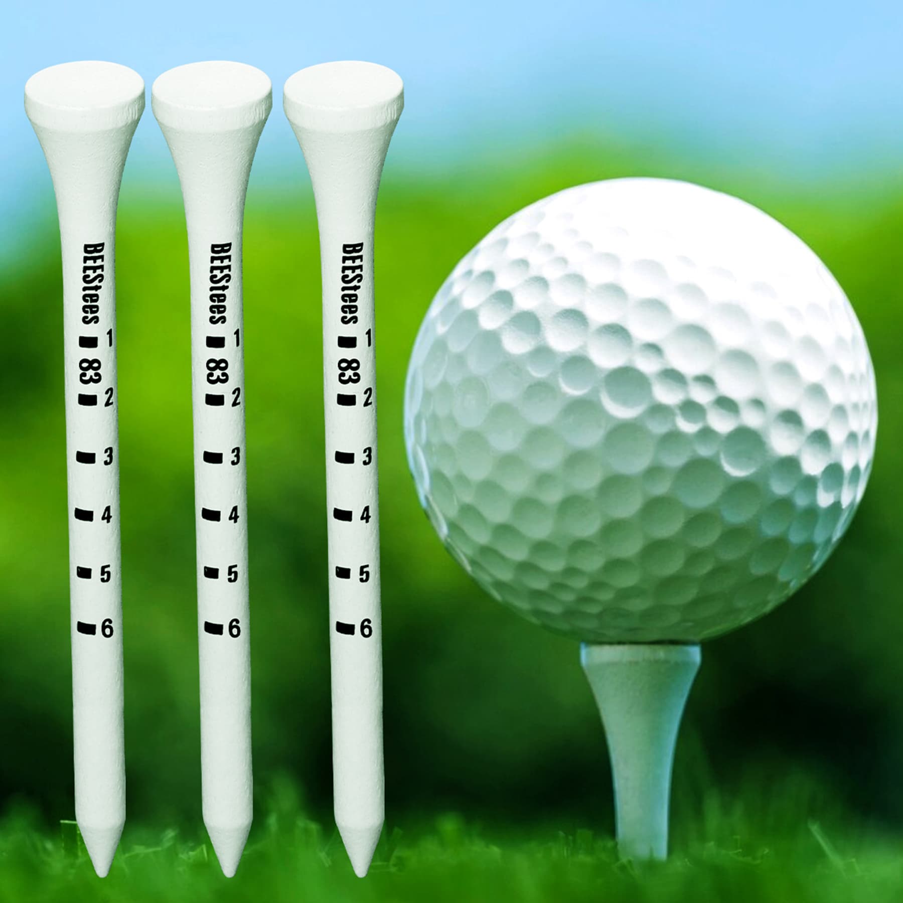 2-3/4" Wood Golf Tees