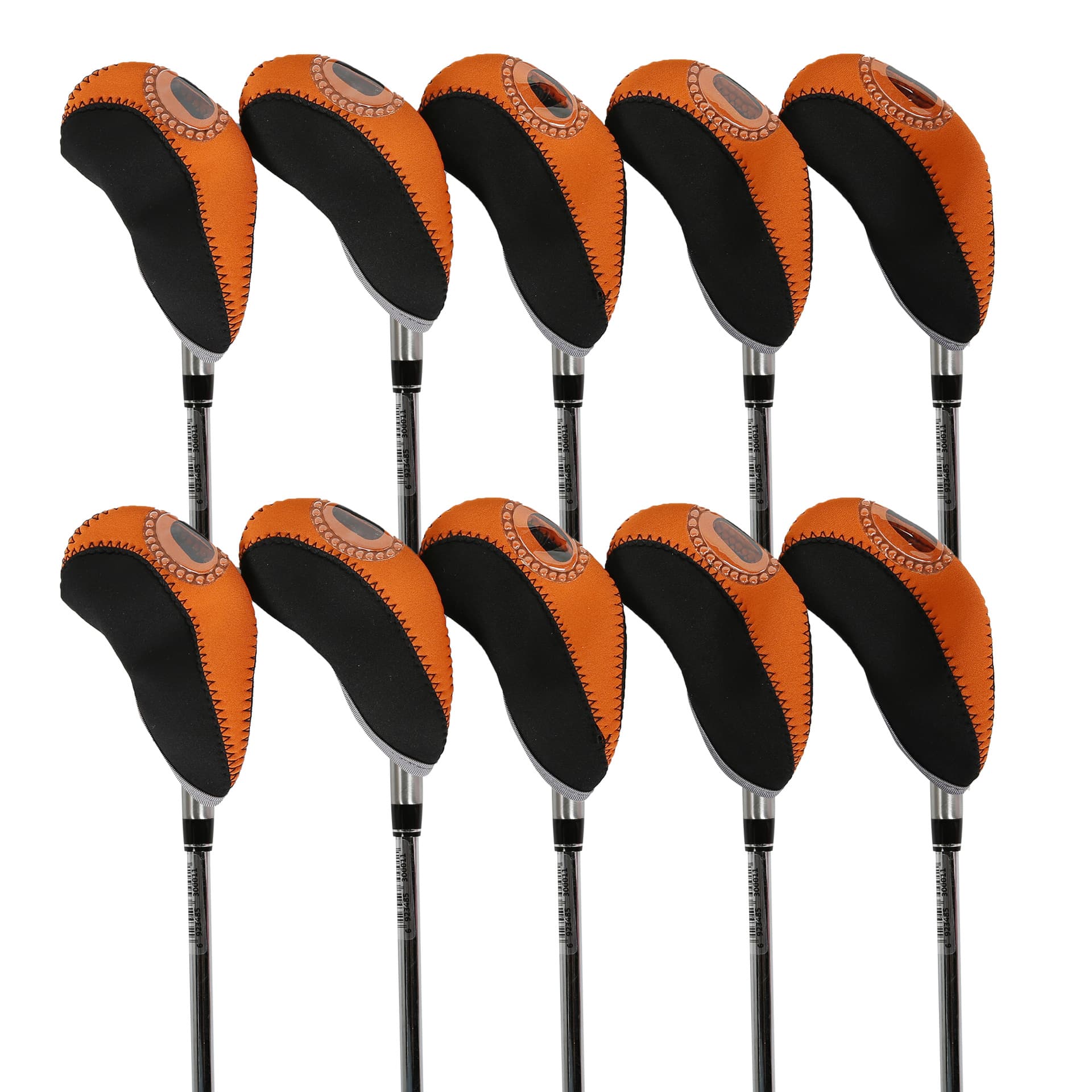 Golf Club Iron Head Covers 10Pcs Set With Top Window thumbnail 6