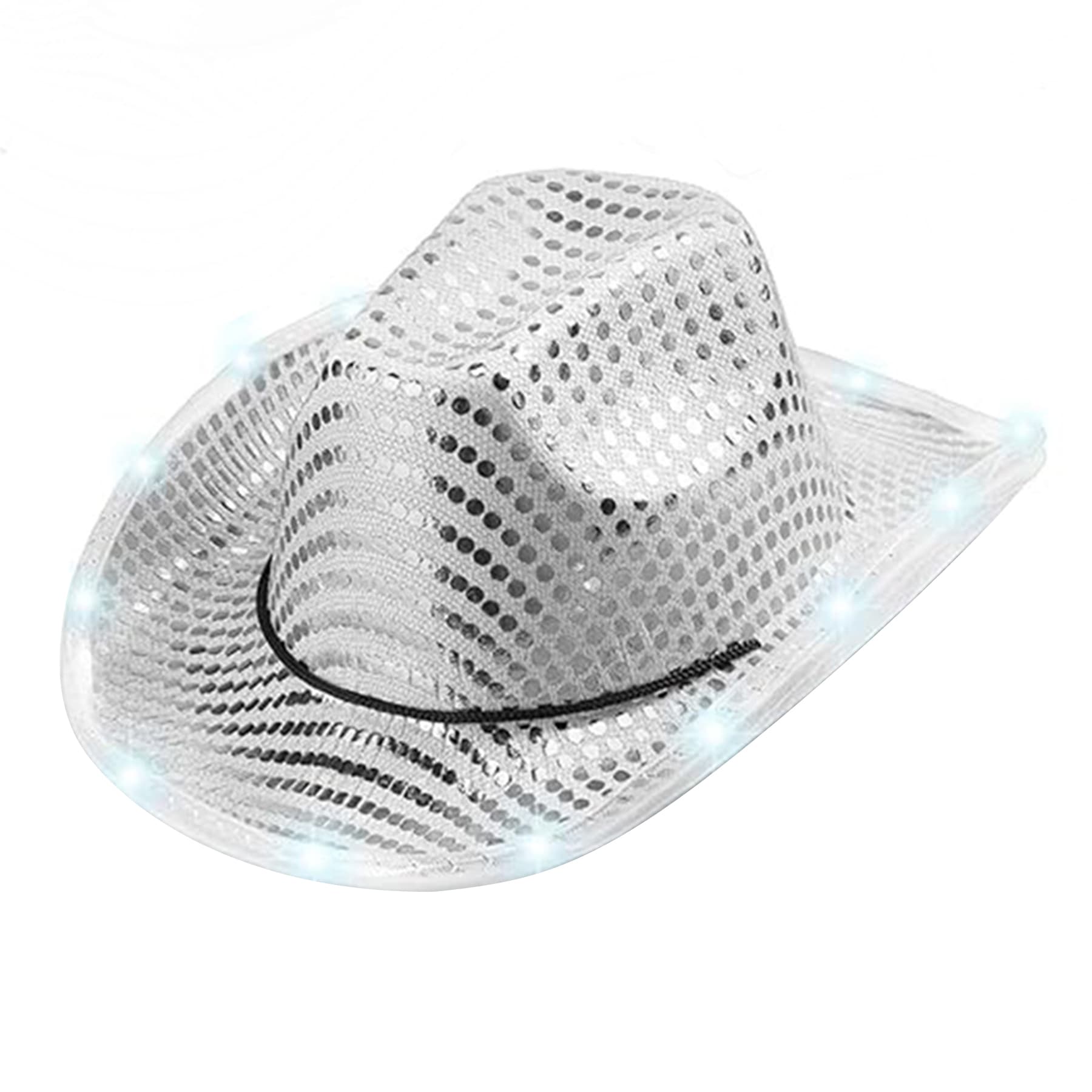 Sequin LED Cowboy Hat thumbnail 4