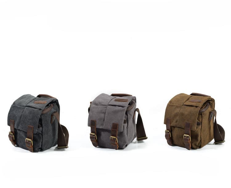 Vintage Canvas Camera Shoulder Messenger Sling Bag thumbnail 10