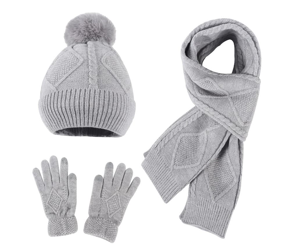 3Pcs Winter Scarf Set thumbnail 6
