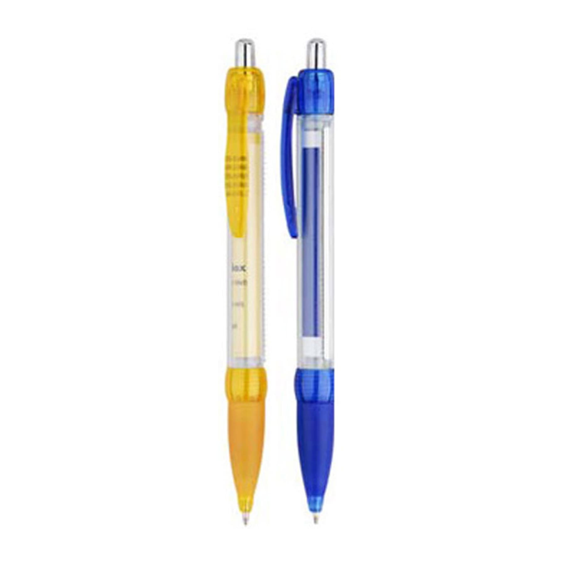 Adventising Plastic Push Ball Point Pen with Printed Paper R thumbnail 3