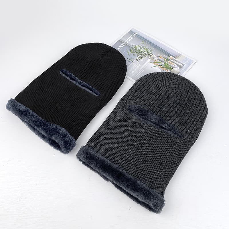 Warm Insulation One-Piece Knitted Hat thumbnail 2