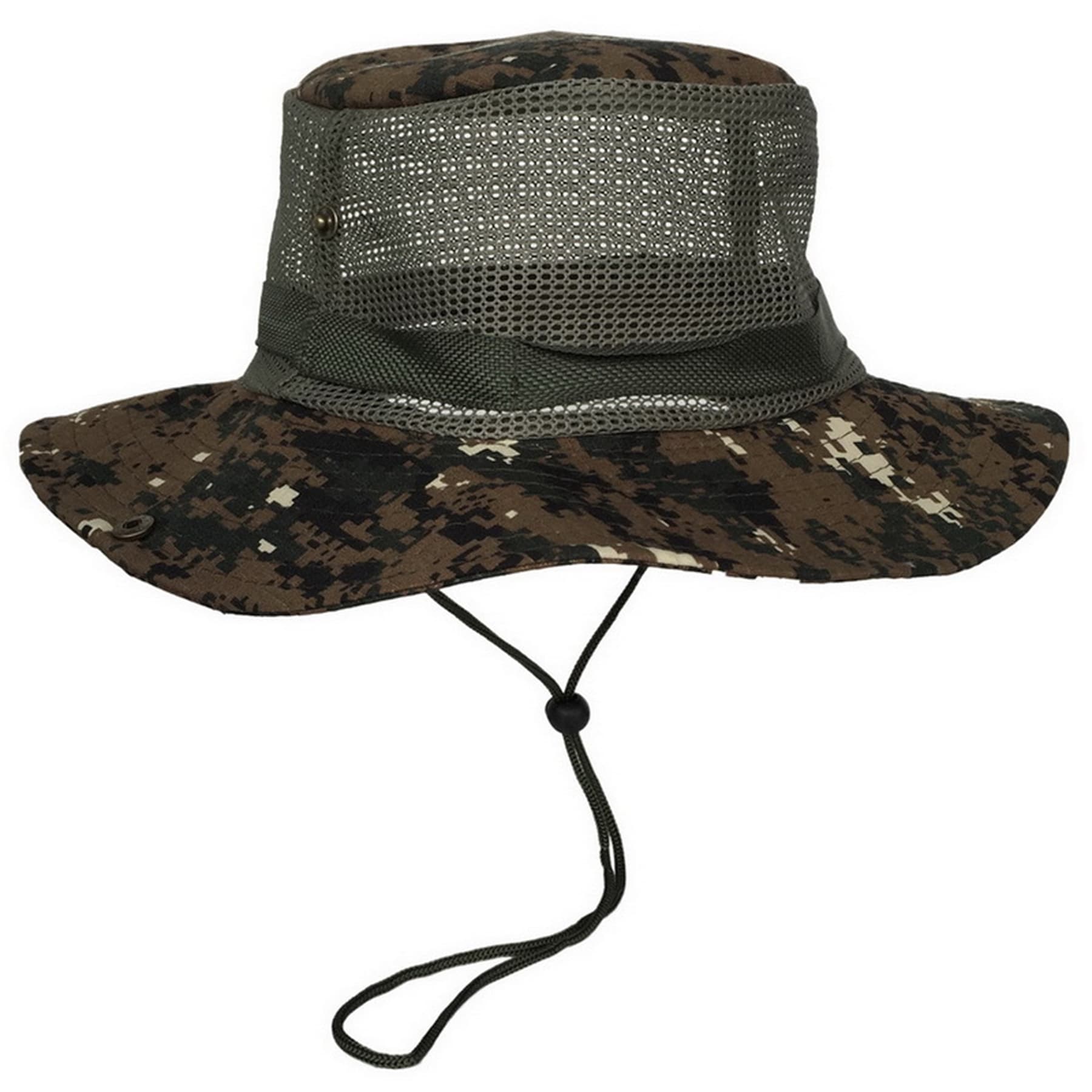 Wide Brim Mesh Sun Bucket Hat  thumbnail 5