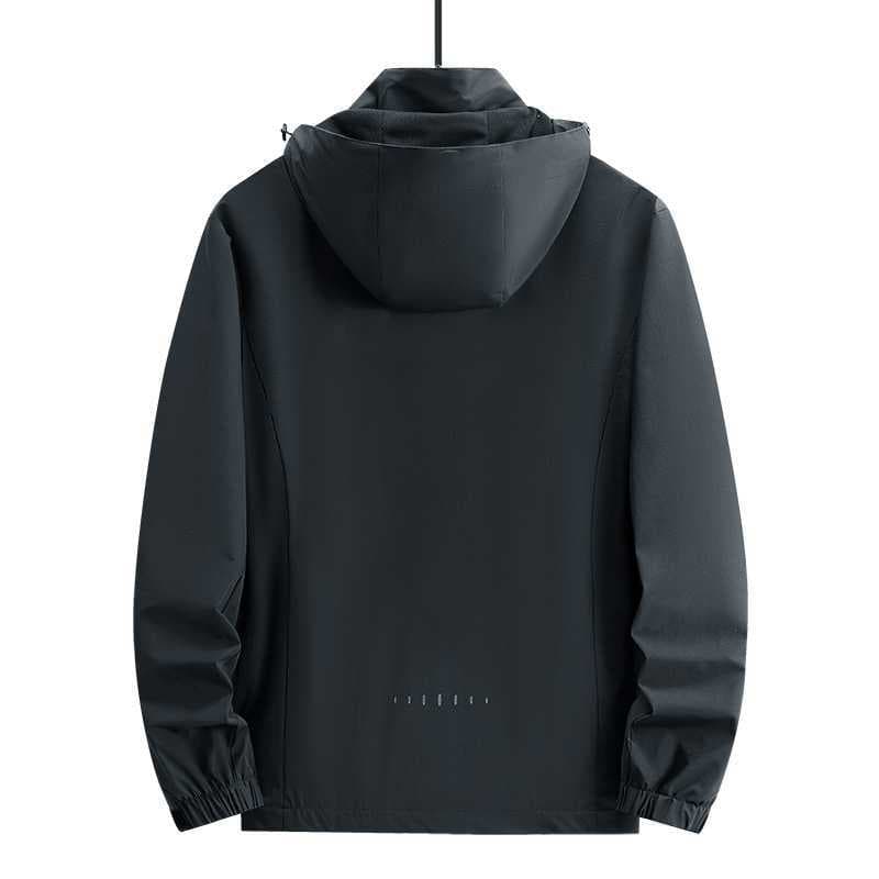 Full-Zip Waterproof Hooded Light Casual Hiking Jacket thumbnail 3