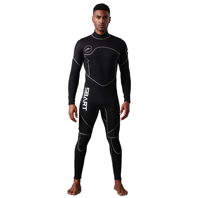 2XL Wetsuit Men 3Mm Neoprene Full Body Diving Suits Long Sleeve thumbnail 6