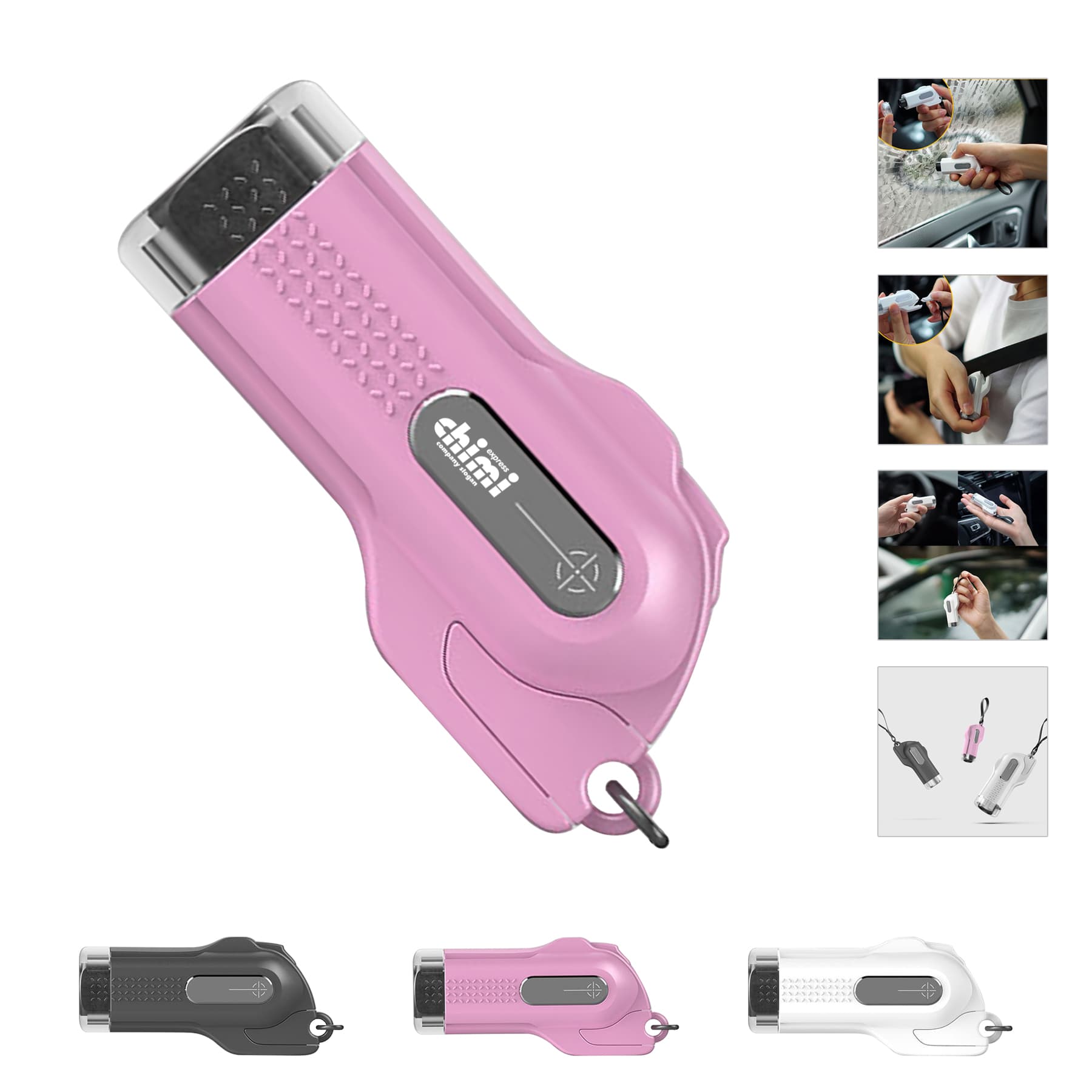 2-in-1 Car Window Breaker And Seatbelt Cutter