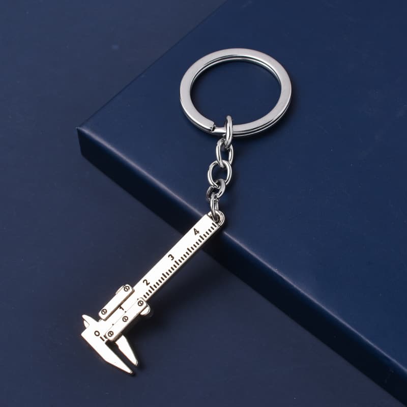 Vernier caliper key chain