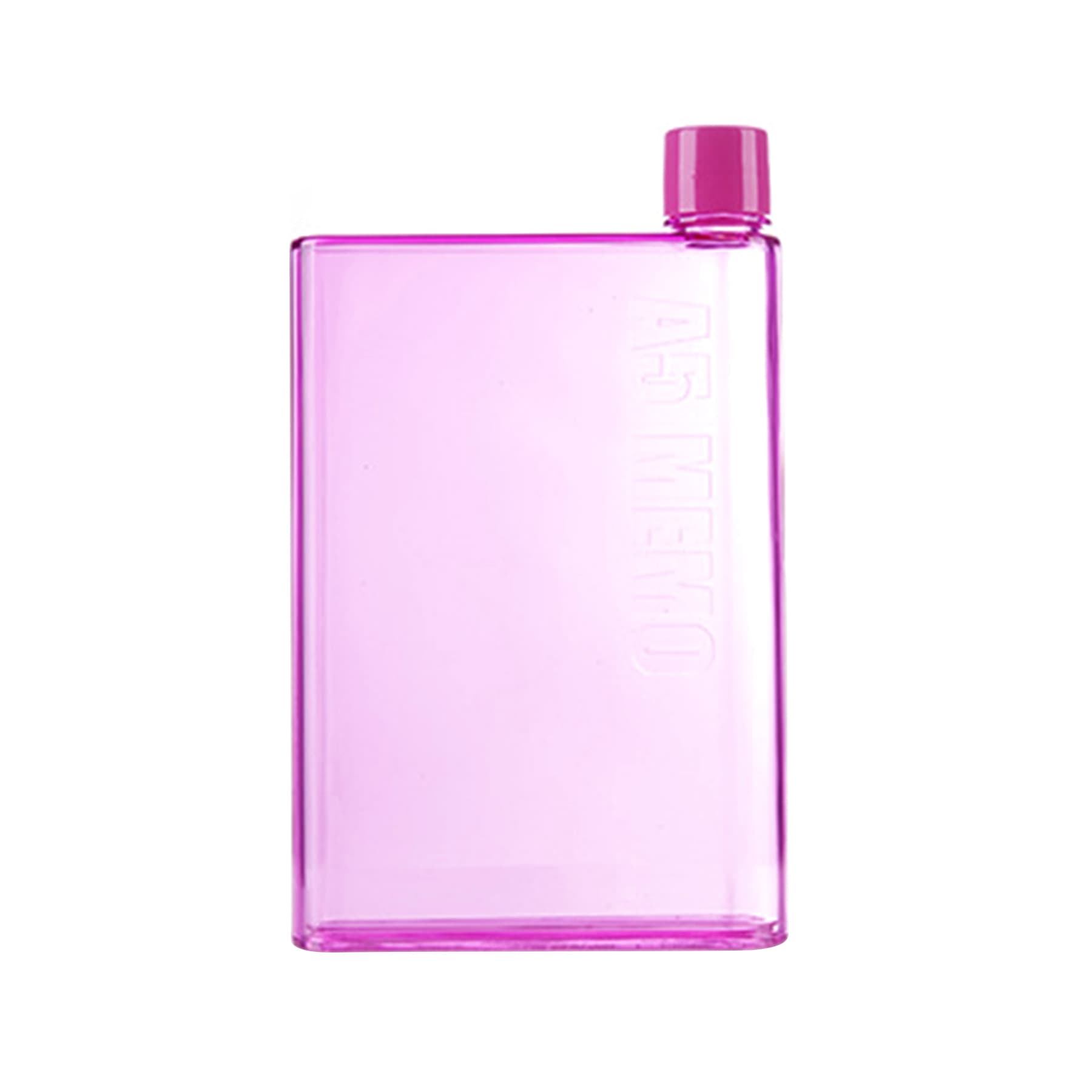 16 Oz. A5 Notebook Transparent Flat Water Bottle thumbnail 6
