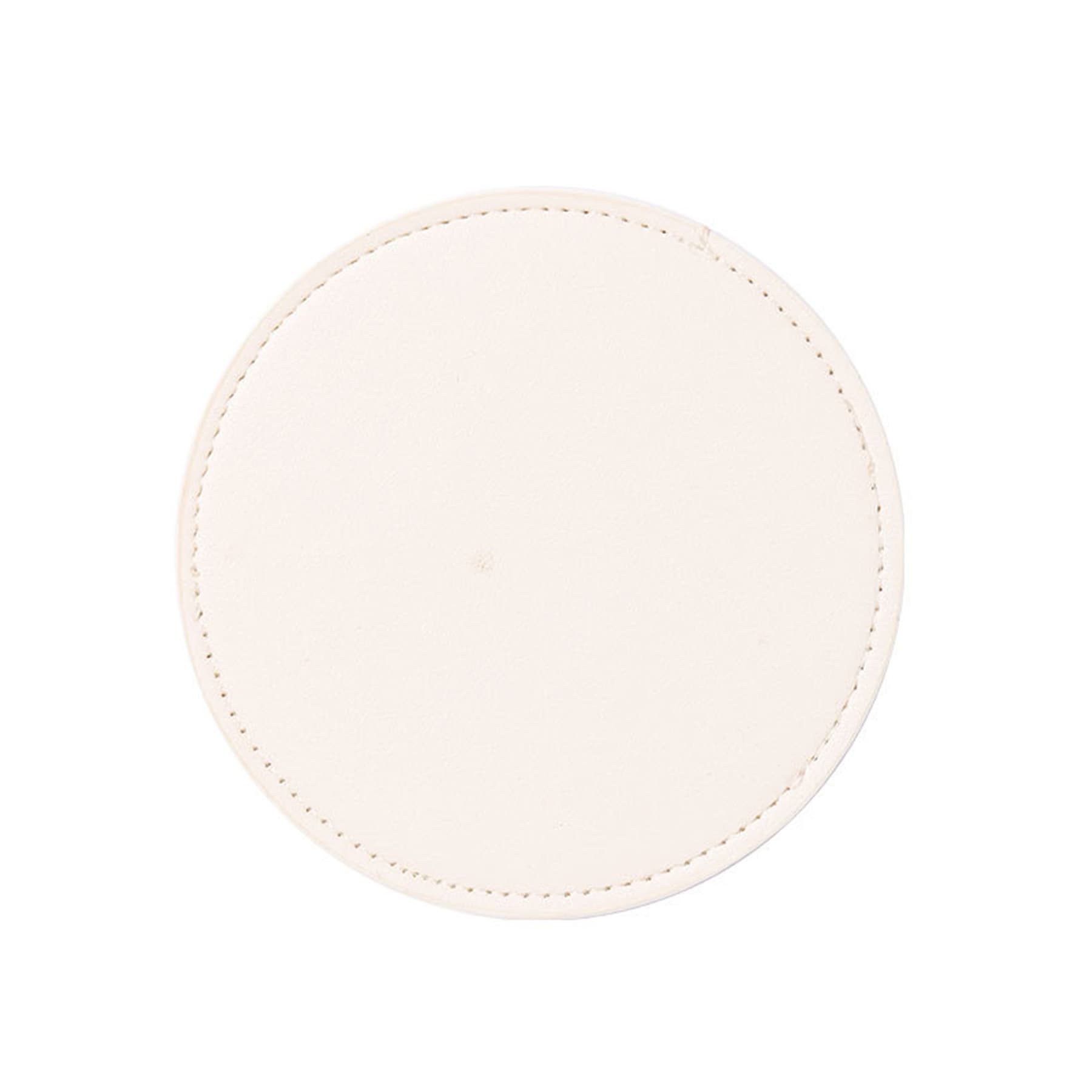 Leather 4-Round Coaster Set thumbnail 9