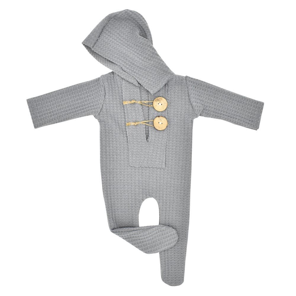 Baby knitted one-piece studio photo suit thumbnail 7