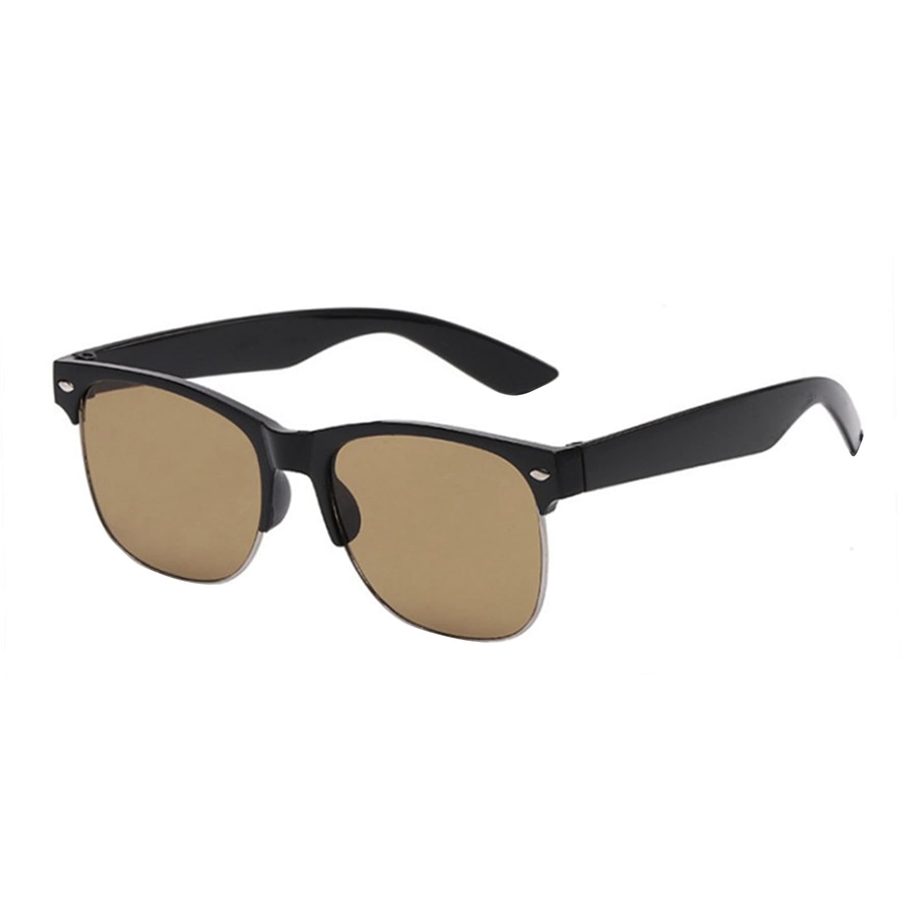 Imitative Bamboo Woodgrain Plastic Sunglasses thumbnail 4