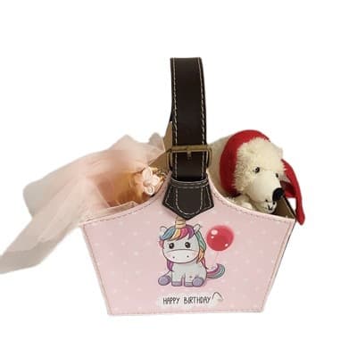 Leather storage basket thumbnail 36