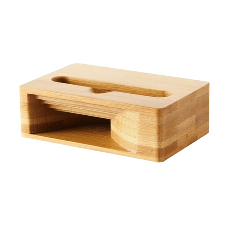 Bamboo Wooden Desktop Mobile Phone Speaker Holder thumbnail 7