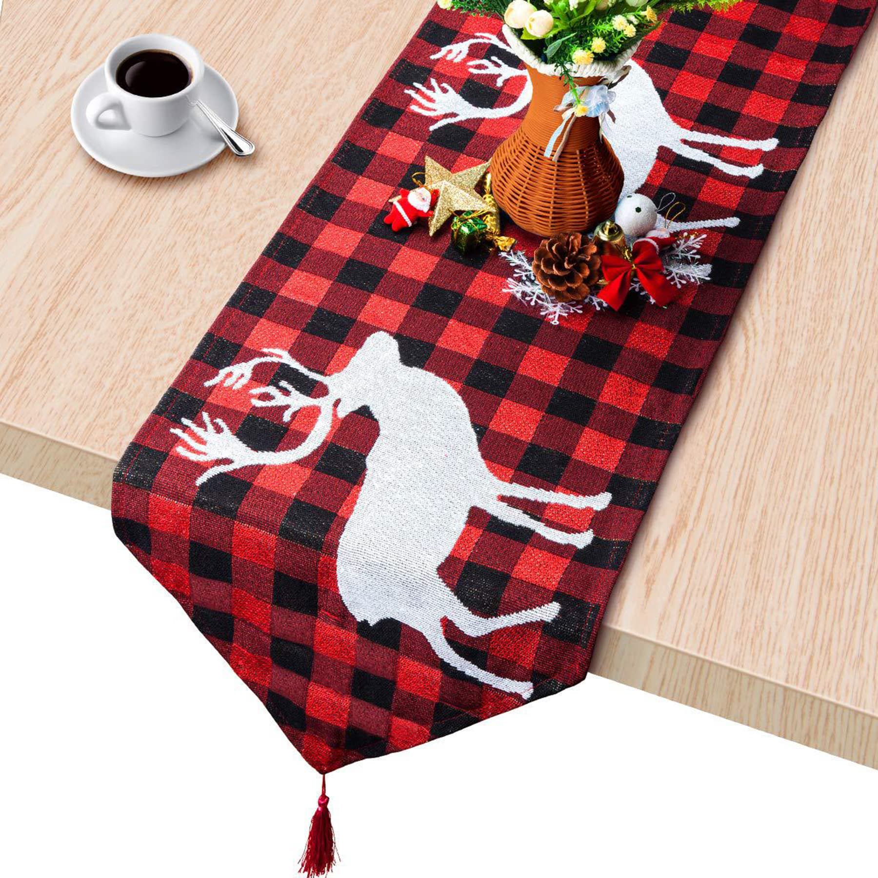 Moose Christmas Tablecloth thumbnail 9