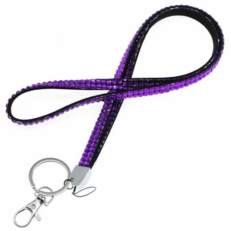 Rhinestone diamond with phone lanyard thumbnail 4