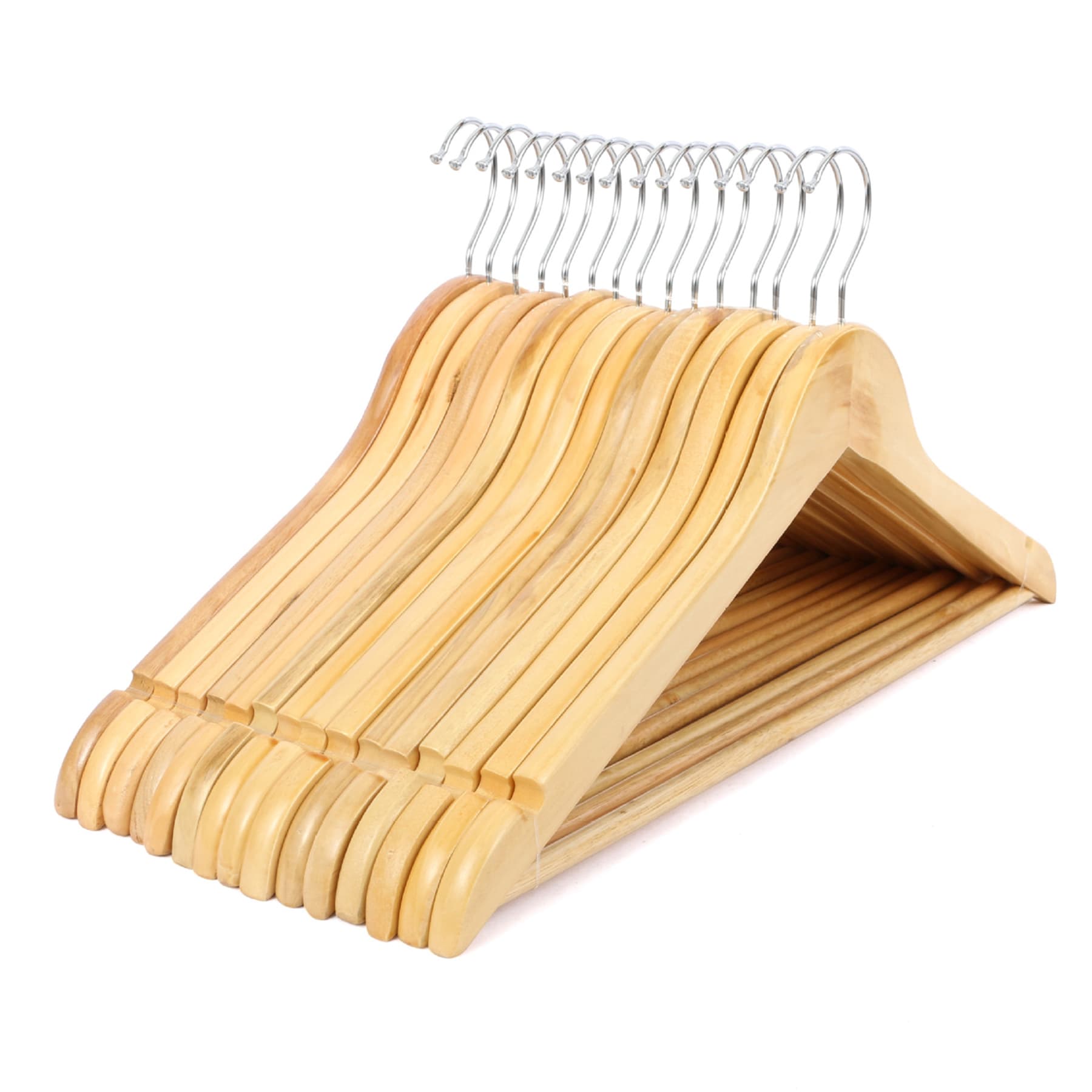 Wooden Cloth Hanger Suit Hange thumbnail 3