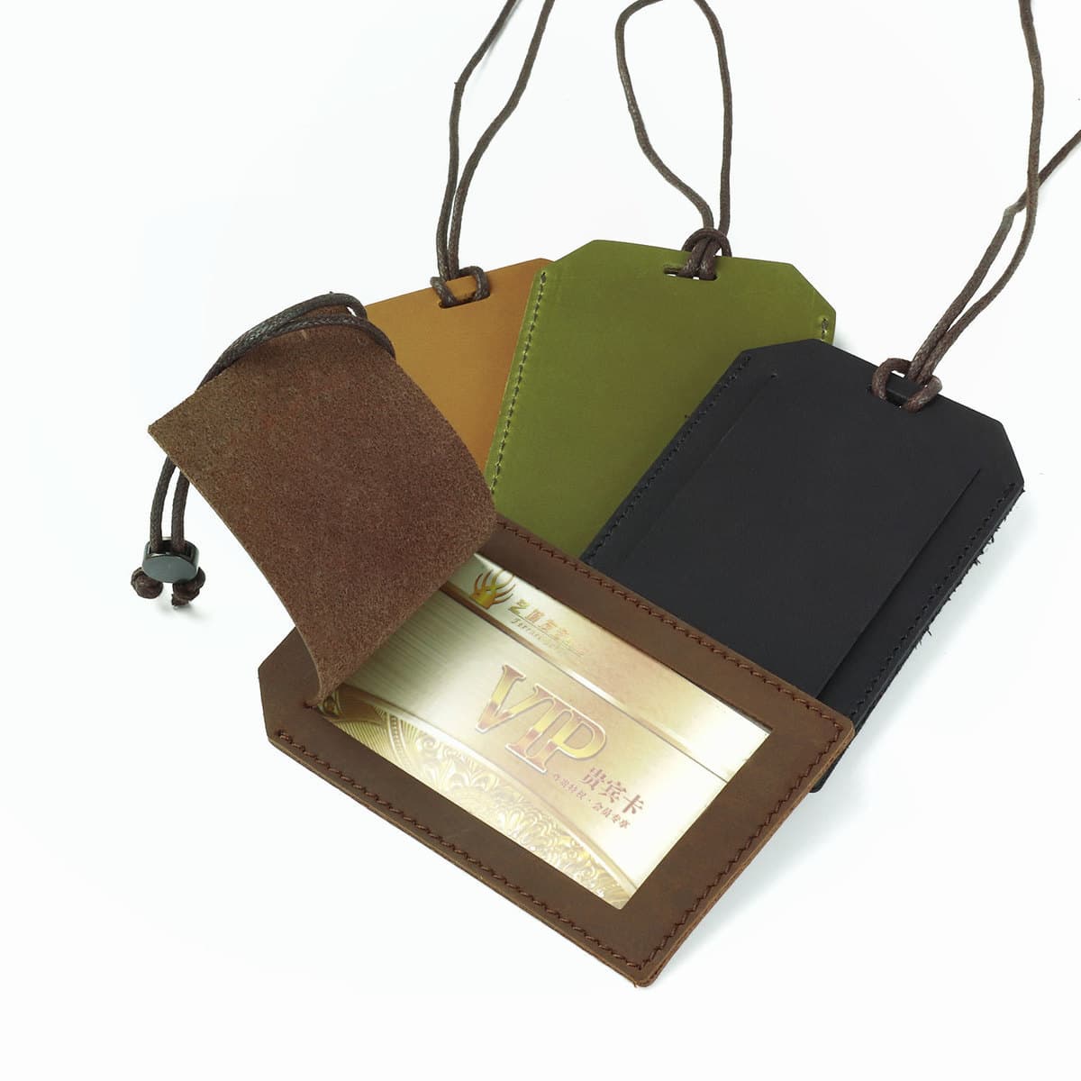 Leather Badge Holder thumbnail 6