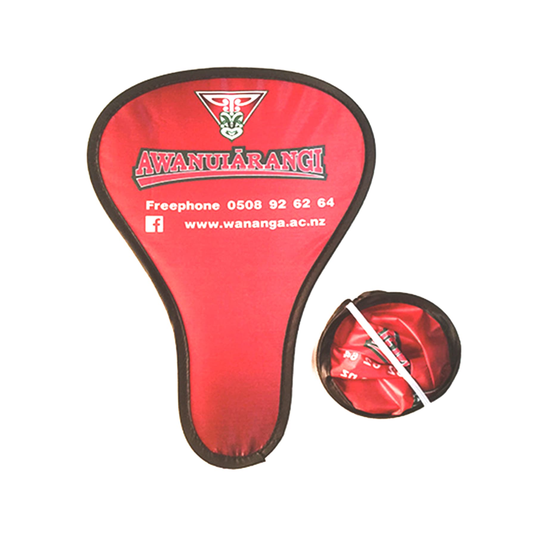 Foldable Nylon Hand Fan W/ Pouch thumbnail 7