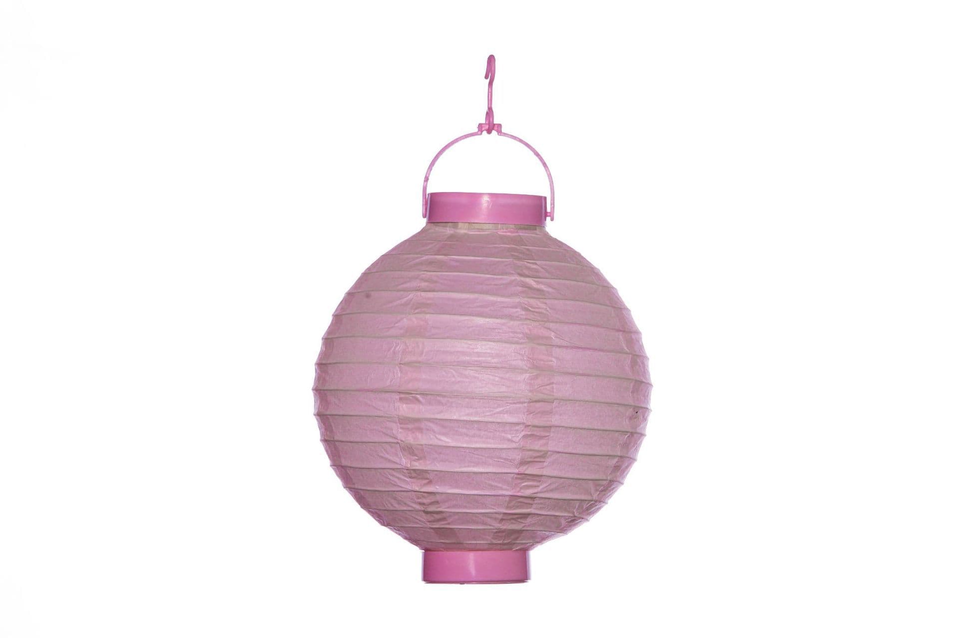 8-Inch Led Solid Color Paper Lantern thumbnail 4
