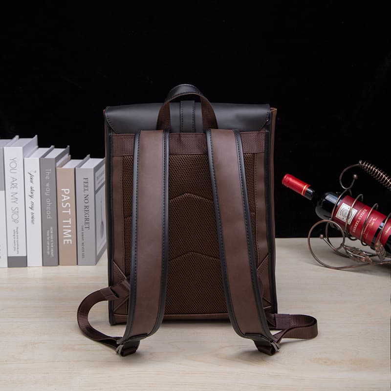 PU Leather Business Bag Backpack For Man thumbnail 2