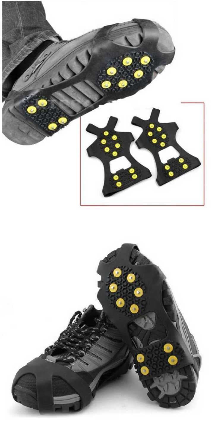 10 Nail Ice Grip Anti-slip Shoe Cover
