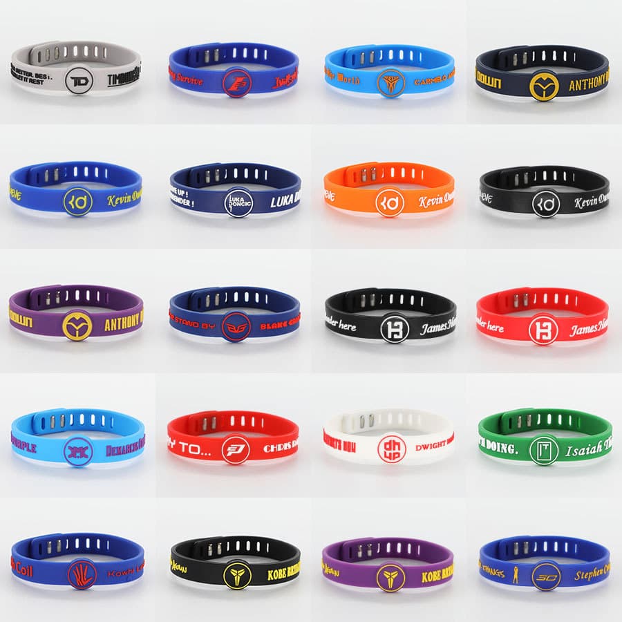 Figured Silicone Bracelets