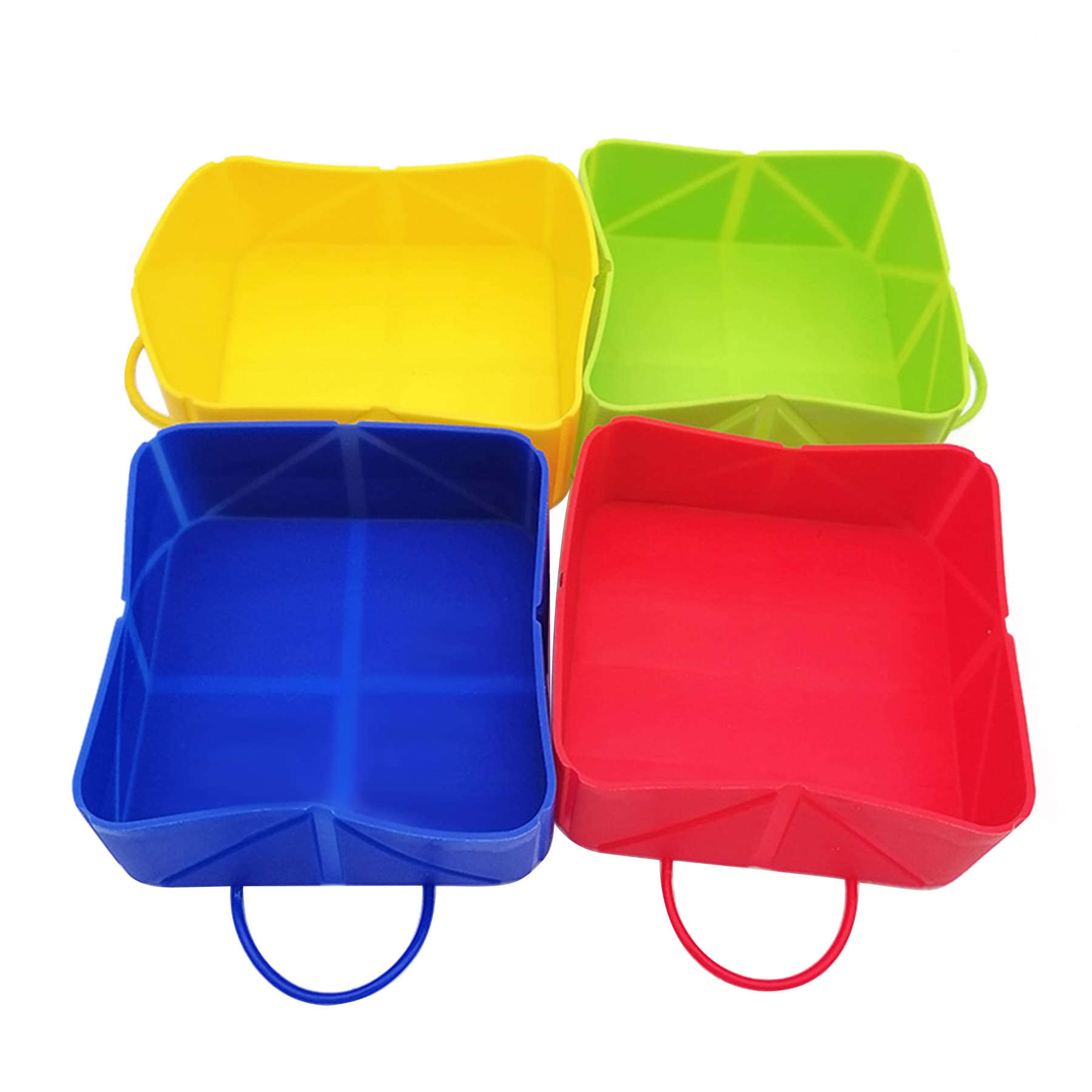 Silicone Collapsible Pet Bowl With Carabiner