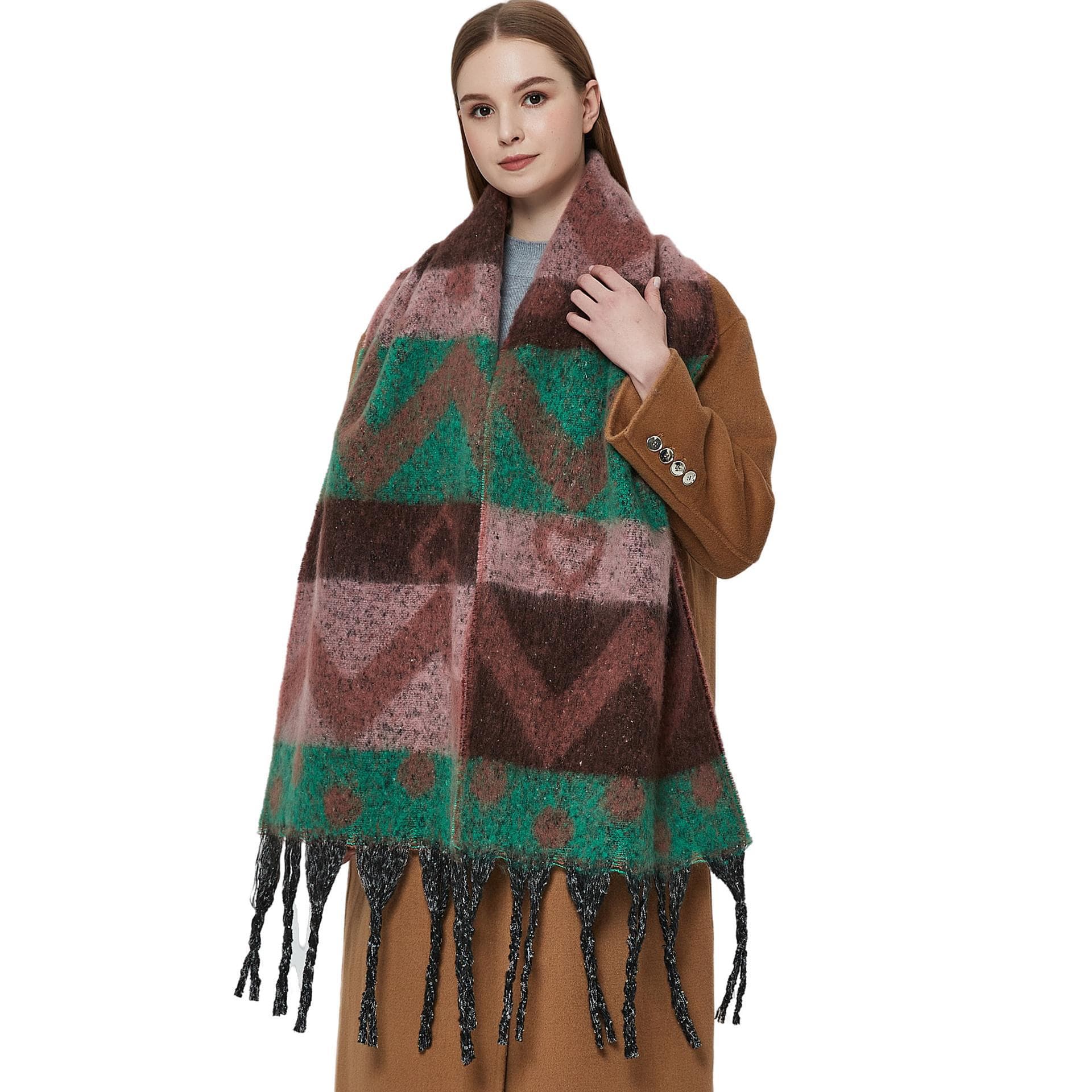 Fall Winter Warm Shawl