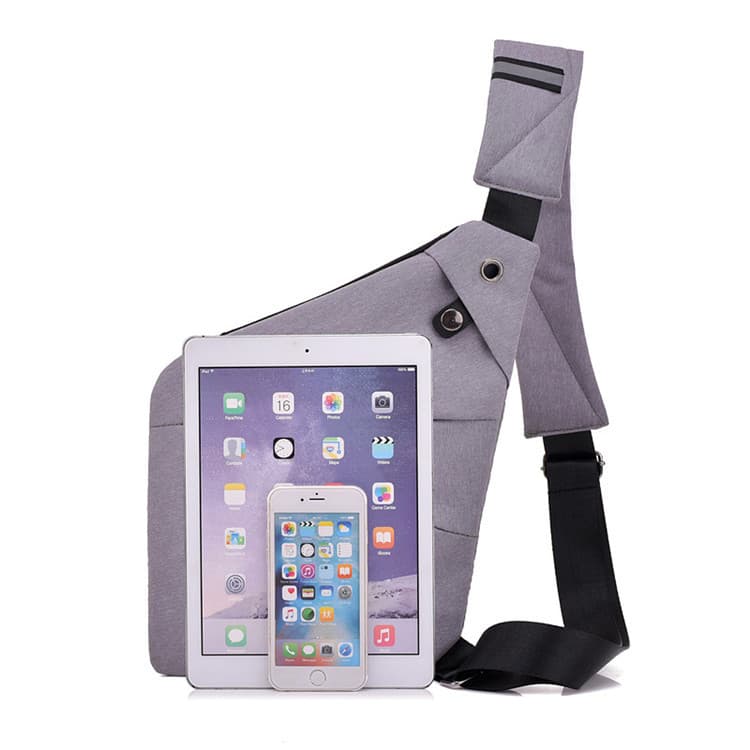 Canvas Sling Crossbody Chest Bag