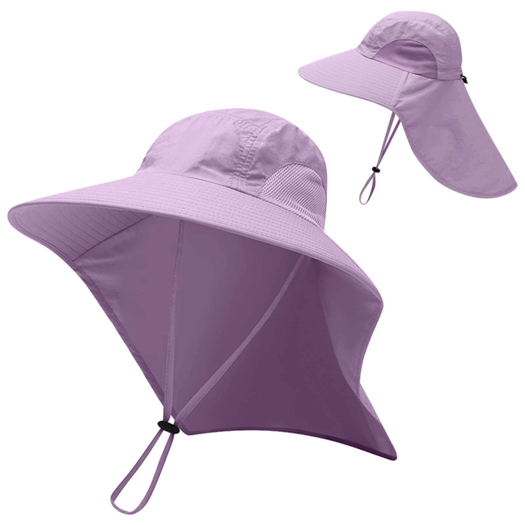 Uv Protection Bucket Hat With Neck Flap thumbnail 6