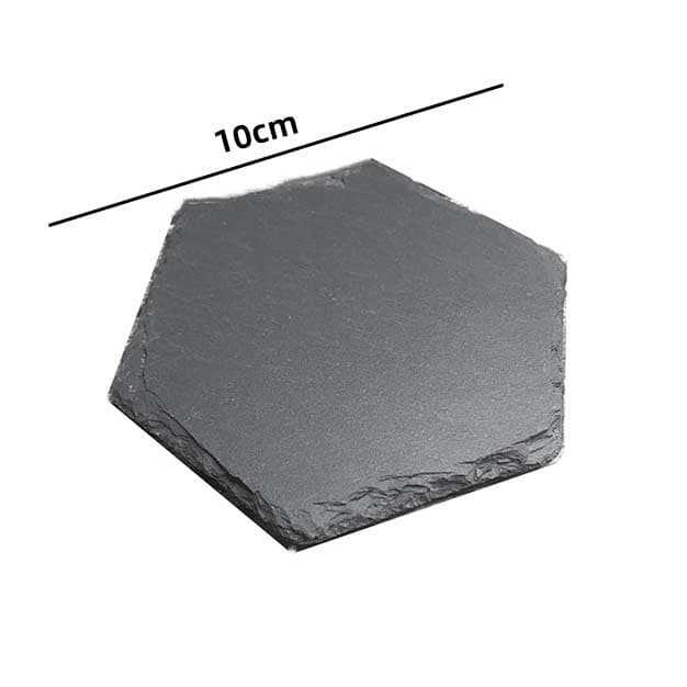 Black Slate Stone Coasters thumbnail 6