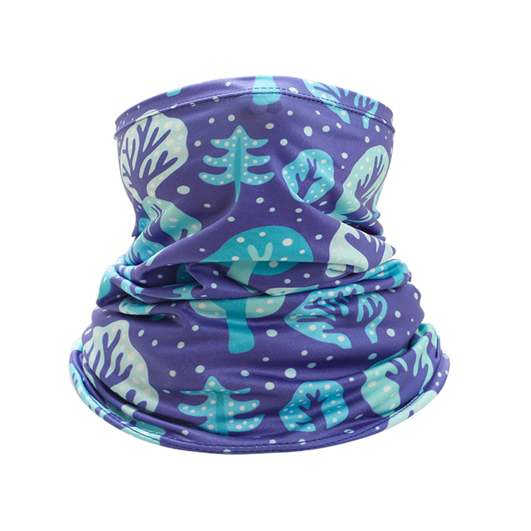 9"x20" Single Layer Lycra Full Color Tube Neck Gaiter thumbnail 2