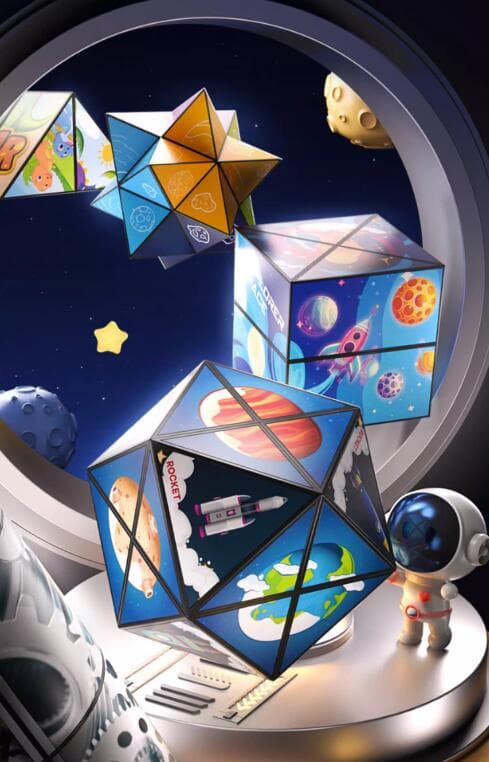 Infinity 3D Changeable Fidget Toy Star Cube Puzzle thumbnail 7