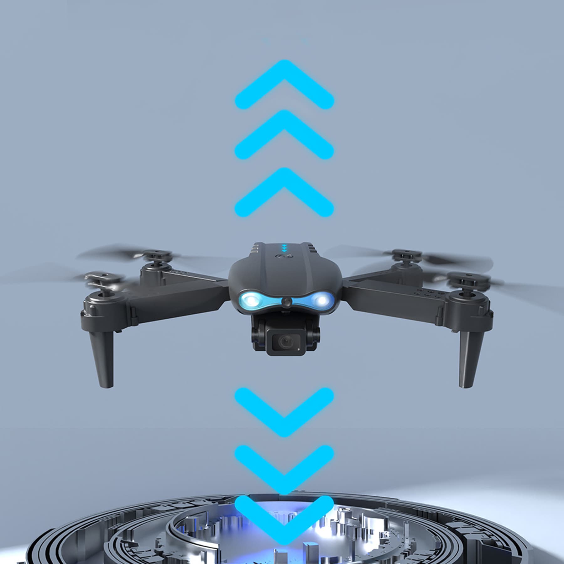 Foldable Quadcopter Drone With 4K Dual Camera thumbnail 5