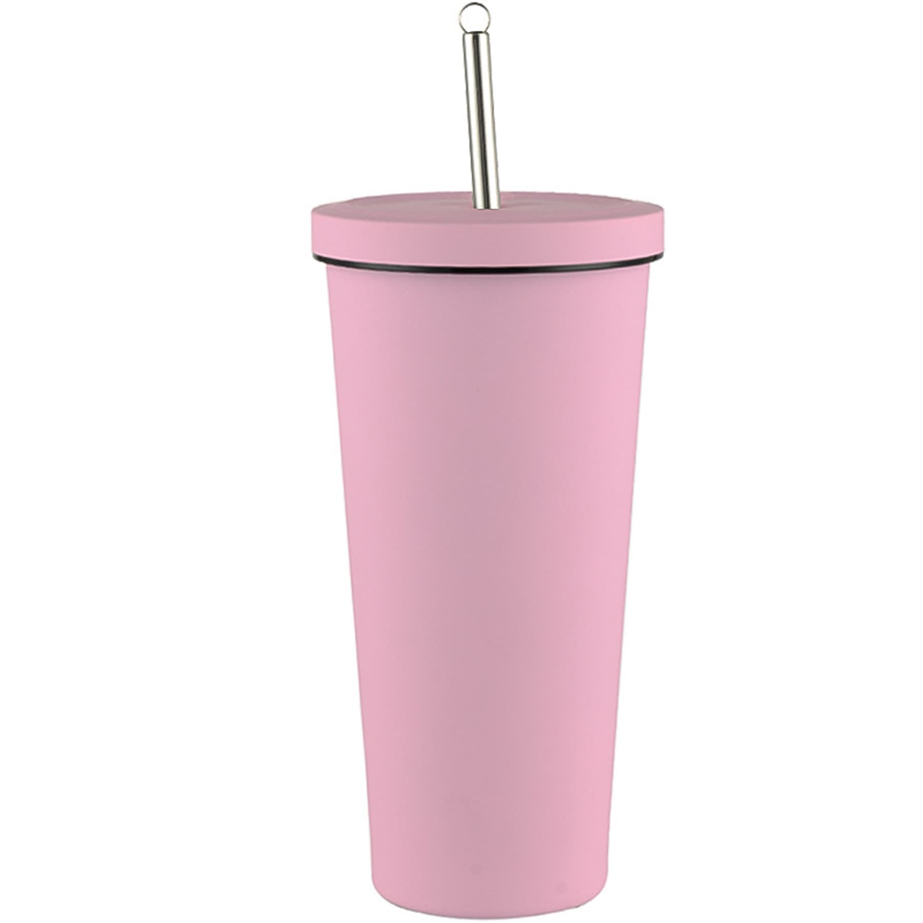 24 oz. Insulated Tumbler Cup with Straw thumbnail 7