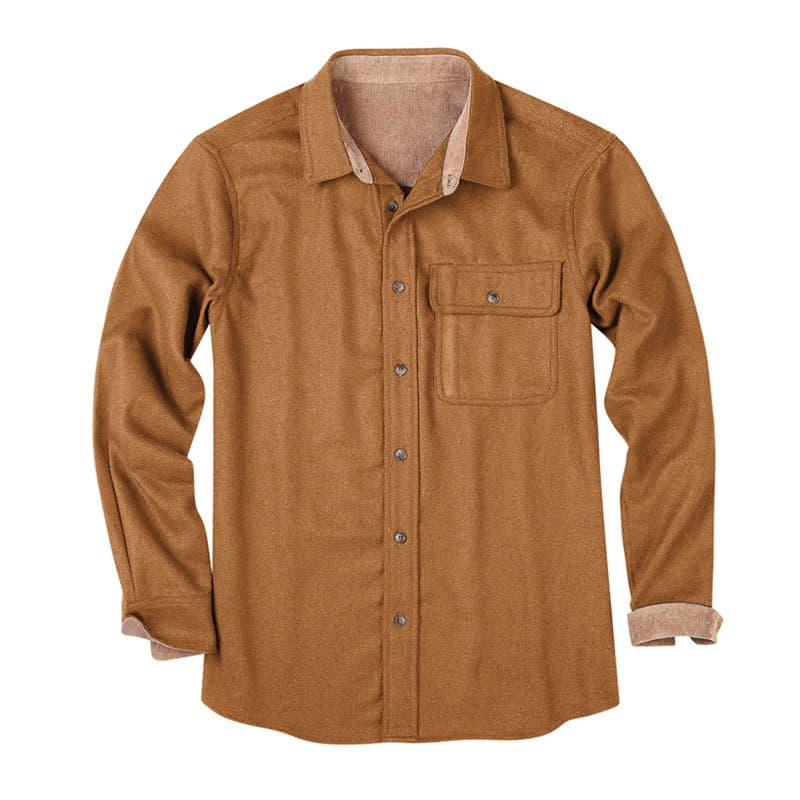 Men’S All Cotton Flannel Shirt thumbnail 2