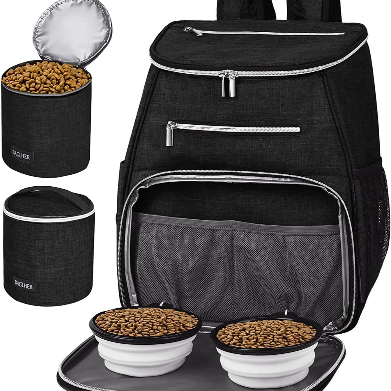 Outdoor Backpack Cat Food And Dog Food Collection Bag thumbnail 3