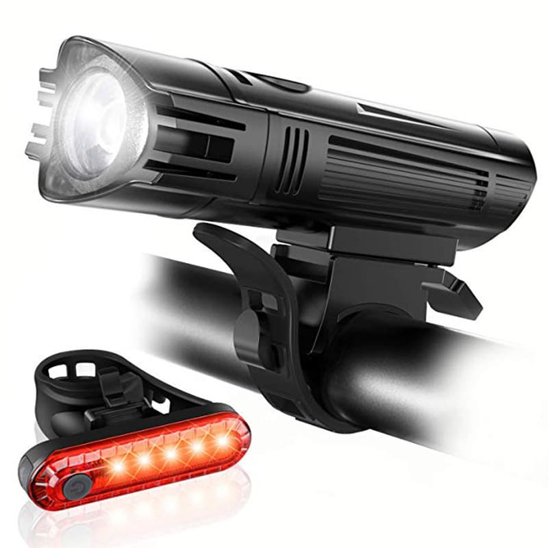 Ultra Bright USB Rechargeable Bike Light Set thumbnail 4