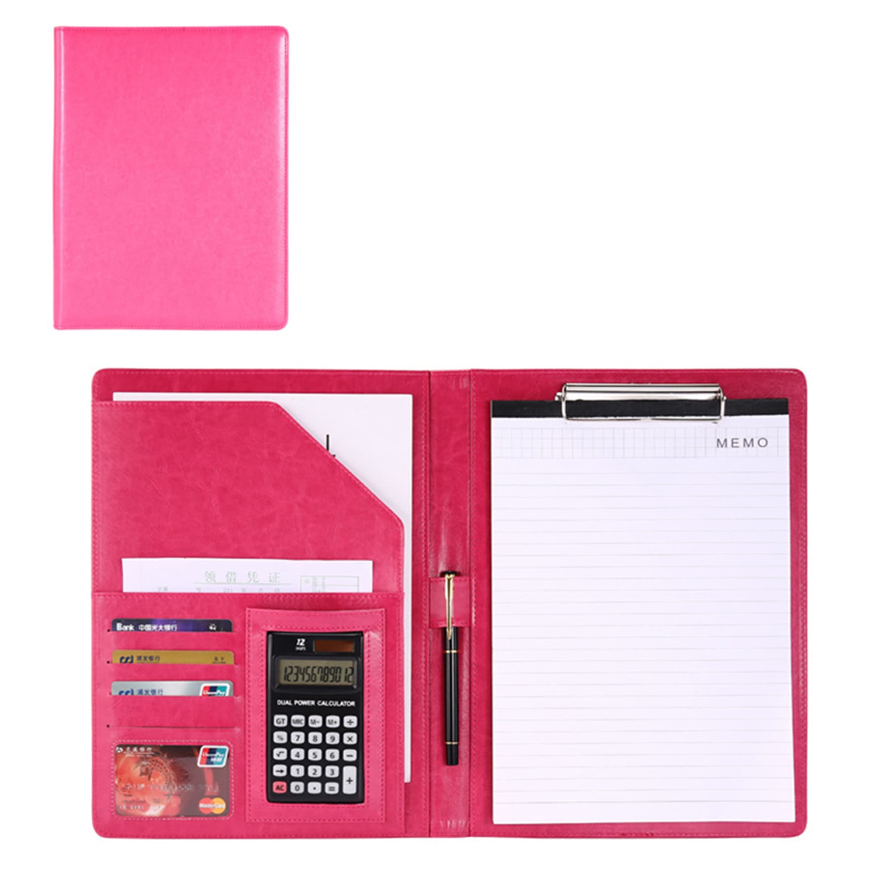 PU Business Portfolio A4 Size Clipboard thumbnail 10