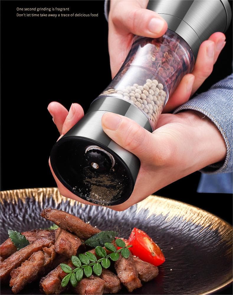 2 in 1 Salt and Pepper Shakers Manual Grinder
