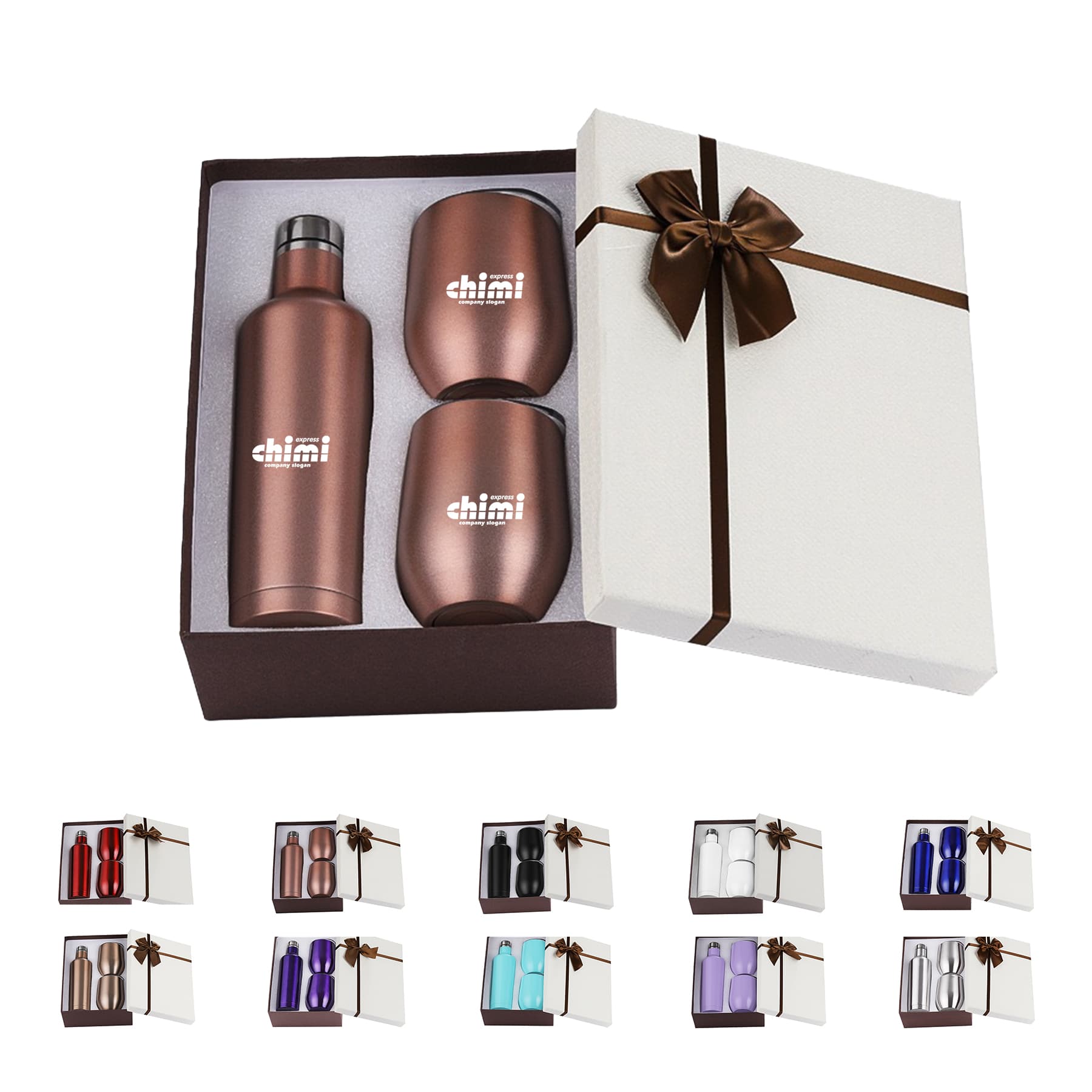 Wine Chiller Gift Set Vacuum-Insulated Water Bottle